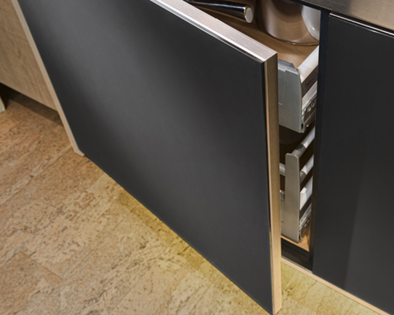 Kitchen Cabinet Doors & Custom Made Modern Aluminum Frame Cabinet Door